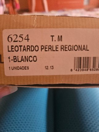 Leotardo Perle Regional Blanco Talla M