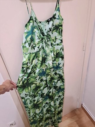 Mono Zara Verde Estampado