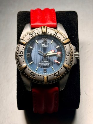 Lotus 15050 vintage diver azul cuarzo Miyota