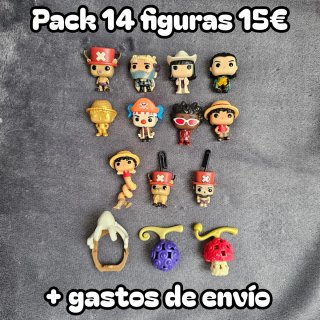 Pack 14 Figuras Kinder Joy One Piece