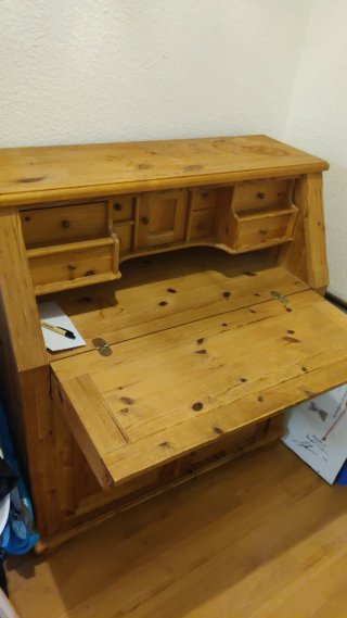 Secreter de madera pino