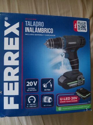 Taladro Percutor 20V , 3 Años Garantia.