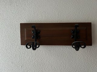 Perchero de Pared Madera y Metal