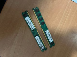 2 Módulos Memoria RAM Kingston 2GB DDR2