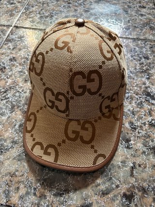 Gorra Gucci Beige y Marrón