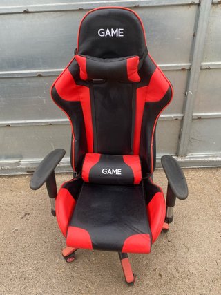 Silla Gaming GAME Negra y Roja