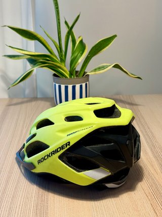 Casco Bici MTB Rockrider ST 500 Amarillo