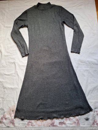 Vestido Cortefiel Gris Talla M