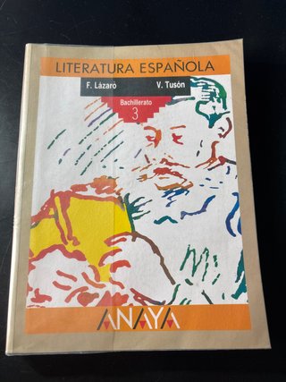 Literatura española 3º: bachillerato