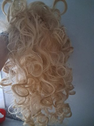 Peluca Rubia Rizada
