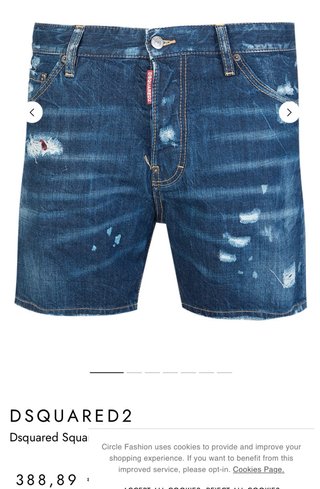 Pantalones Cortos Vaqueros Dsquared2