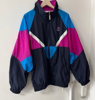 Chaqueta Vintage Estilo Deportivo