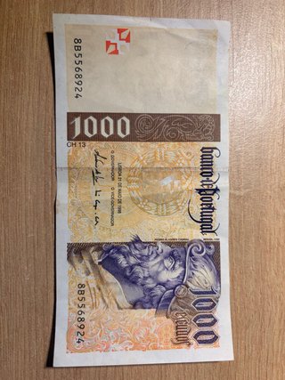 Billete 1000 Escudos Portugal 1998