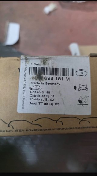 Pastillas de Freno Delanteras VAG