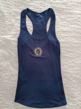 Camiseta Punk sin mangas Stradivarius azul