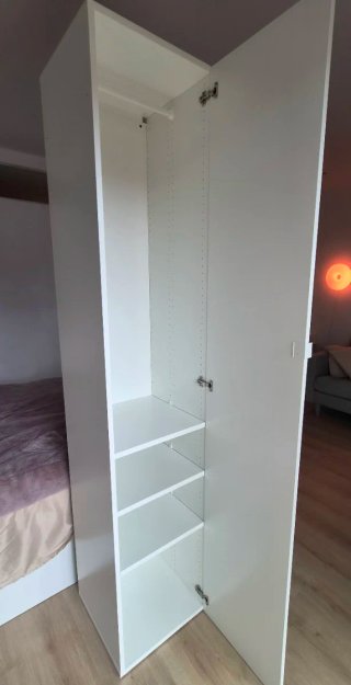 Armario blanco 40x42x200cm