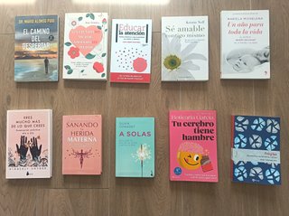 Set de 10 libros de autoconocimiento y autocuidado