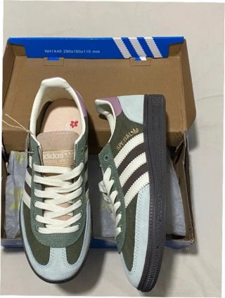 Adidas Handball Spezial Silver Green Talla 39