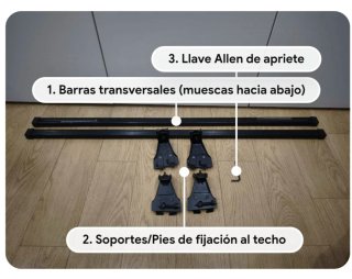 Barras de Techo Norauto. Baca.