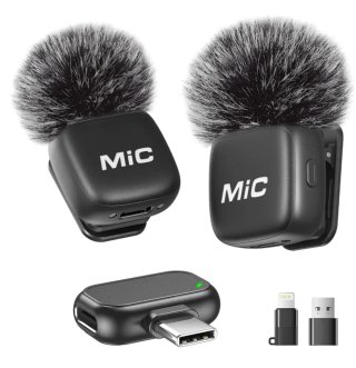 Set de 2 Micrófonos Inalámbricos