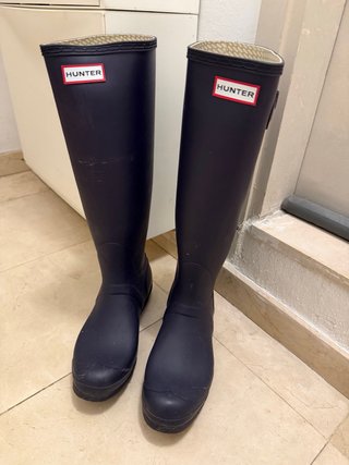 Botas Hunter Talla 39 Color Berenjena Aubergine