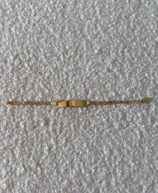 Esclava Copo de Nieve Bañada en Oro 18k ITALY 750