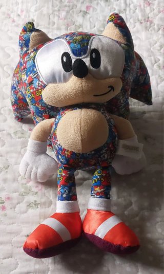 Peluche Sonic Pop Comic Pattern Play by Play