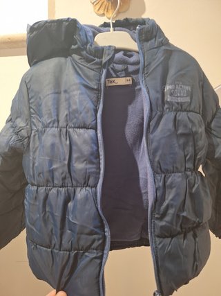 Chaqueta Acolchada Azul Marino Tex Talla 3-4