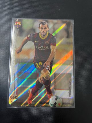 Cromo Mascherano FC Barcelona Metalizado