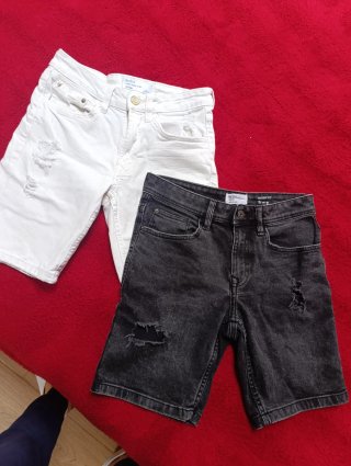 Lote 2 Bermudas Bershka Talla S