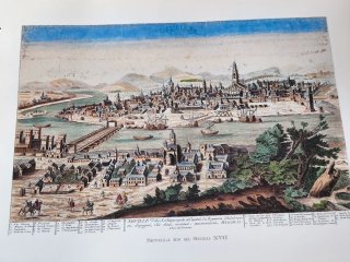 Grabado reproducción Sevilla siglo XVII