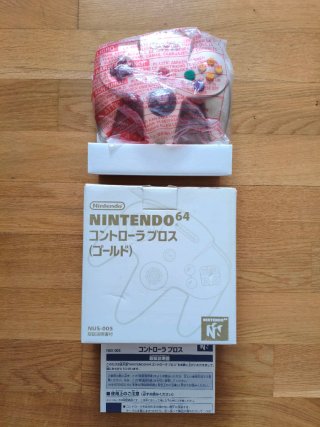Controller Nintendo 64 Gold con scatola
