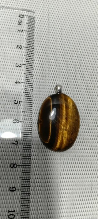 Colgante de Plata 925 y Ojo de Tigre.