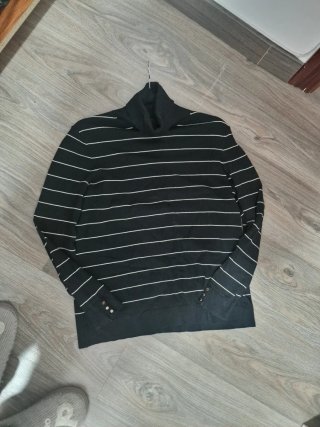Jersey de Cuello Alto a Rayas