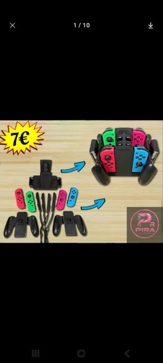 Soporte para mandos Nintendo Switch