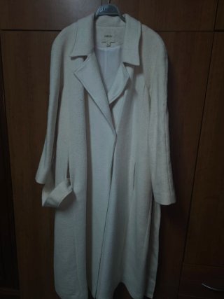 Abrigo Blanco Slowloue Talla S