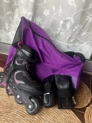 Patines Oxelo Talla 37 con Protecciones