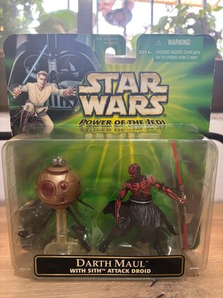 Figura Darth Maul con Sith Attack Droid Hasbro