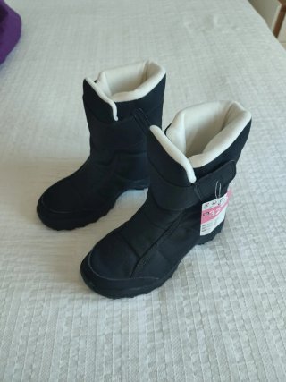 Botas de Nieve Quechua Negras Talla 32