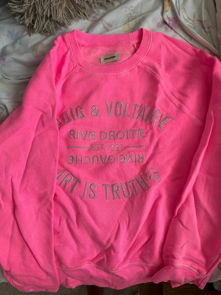 Sudadera Zadig & Voltaire Rosa( talla pequeña)