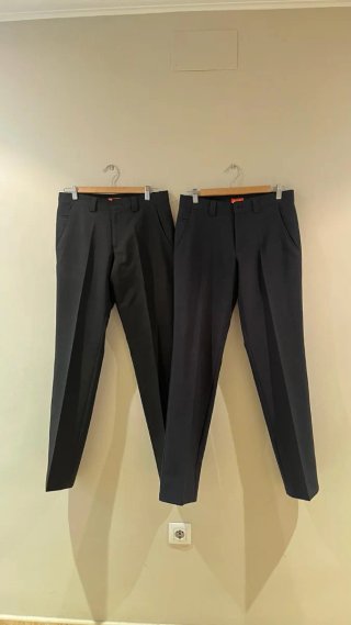 2 Pantalones de vestir negro/azul