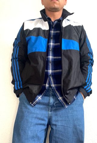 Chaqueta Cortavientos Adidas Y2K