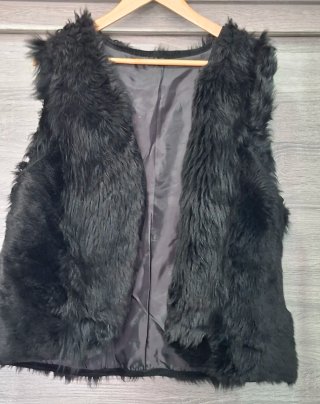 Chaleco de Piel Real Ovino Vintage