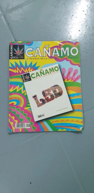 Revista cáñamo LSD años 90