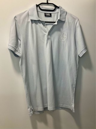 Polo Karl Lagerfeld Azul Talla M