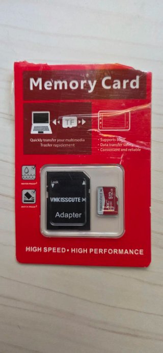 Tarjeta Micro SD 512GB VNKISSCUTE con Adaptador