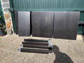Mesa de Comedor Extensible Negra