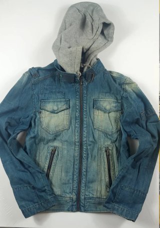Cazadora Tejana con Capucha Talla S