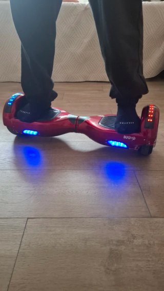 Hoverboard Rojo con Luces LED