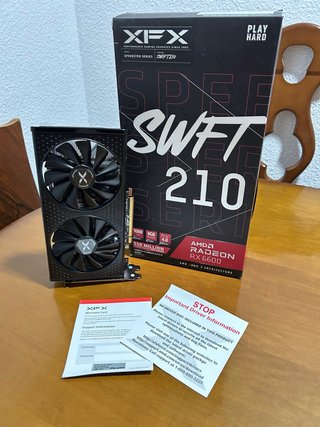 RX 6600 XFX AMD Tarjeta Gráfica 8GB Como Nueva